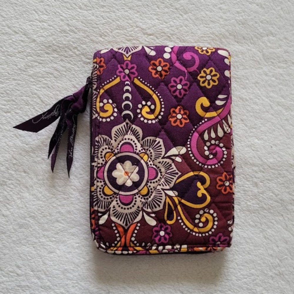 Vera Bradley SAFARI SUNSET Double ID Wallet VGUC